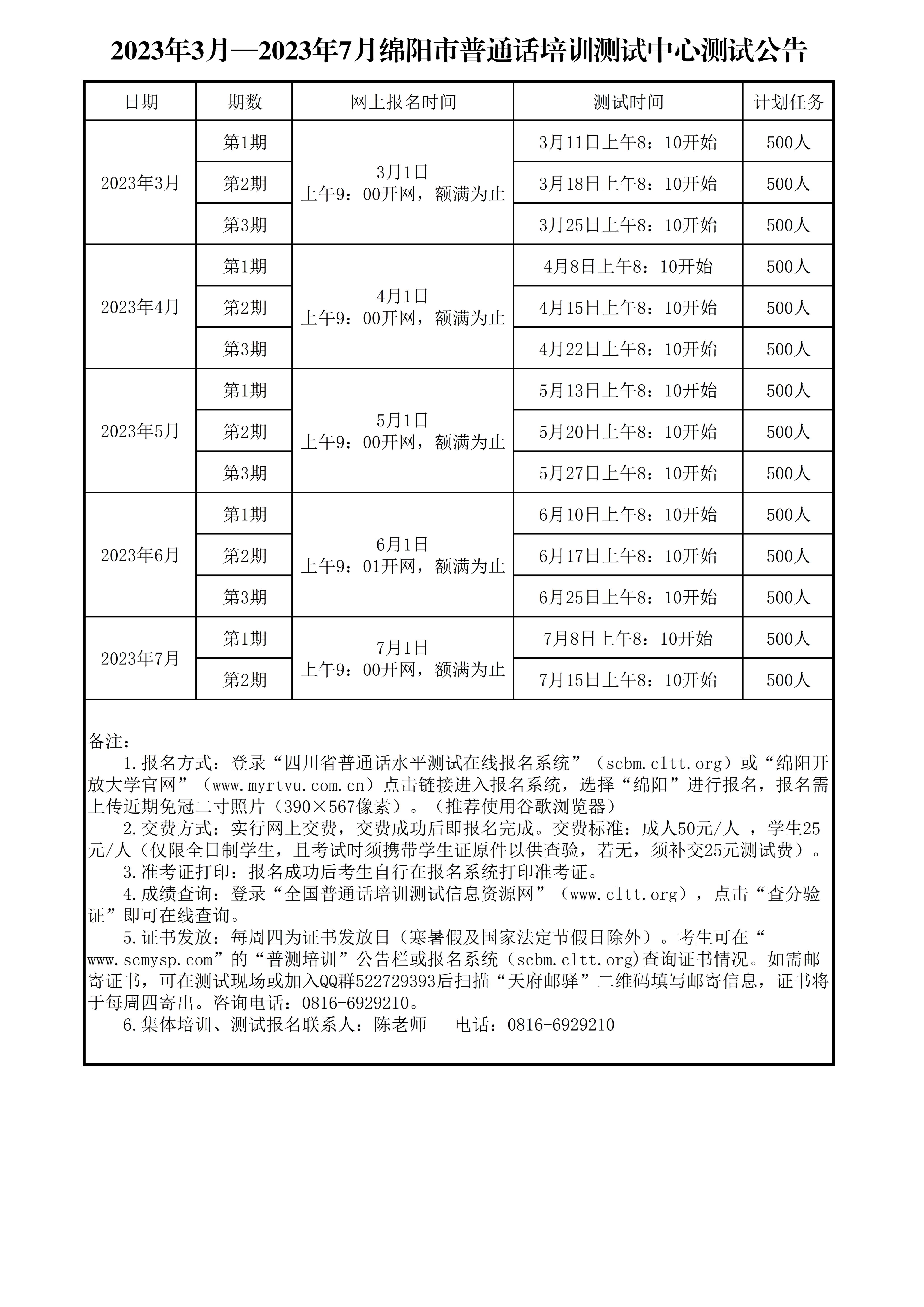 2023年3月—2023年7月綿陽市普通話培訓測試中心測試公告_副本.jpg